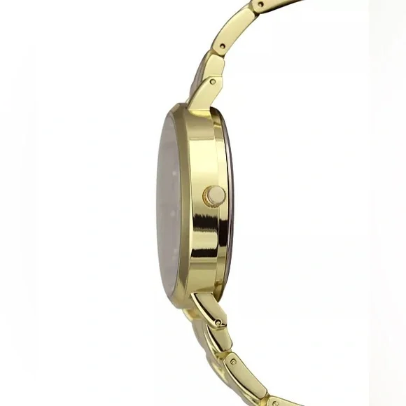 INC Gold-Tone Bracelet Watch 38mm & Bracelet Set, New in Box - Picture 3 of 9